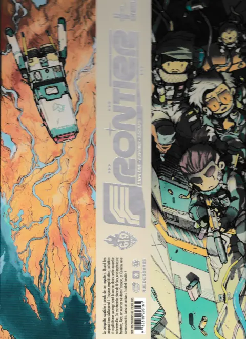 Verso de l'album Frontier