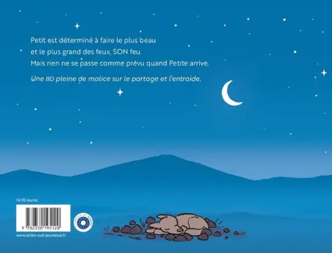 Verso de l'album Mon feu