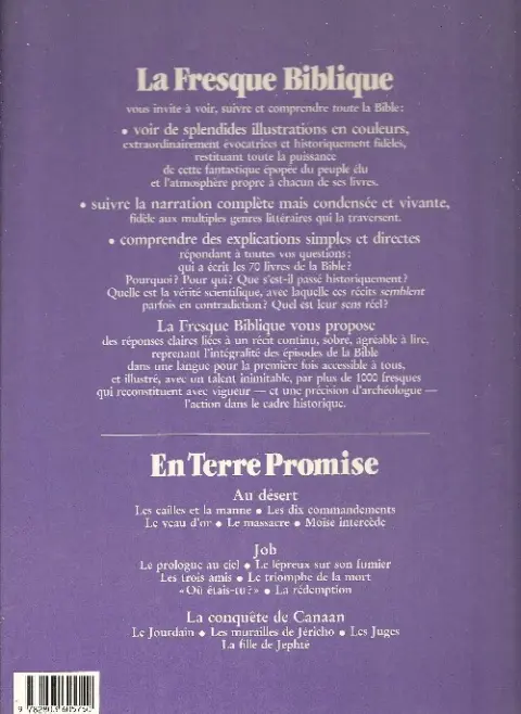 Verso de l'album La fresque biblique Tome 7 Sous l'empire de Babylone