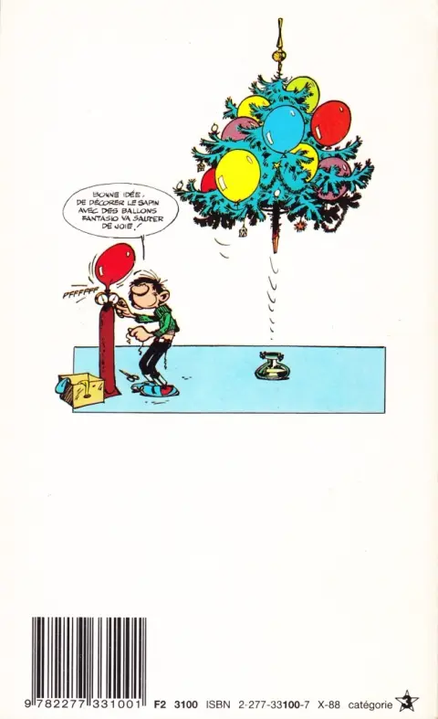 Verso de l'album Gaston Tome 4 Gaffes en gros
