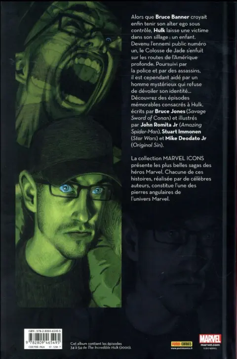 Verso de l'album Hulk Tome 1