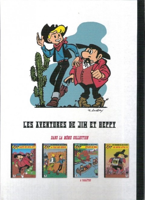 Verso de l'album Les aventures de Jim L'astucieux - Jim Aydumien Tome 1 Clarté sur Hoppa-city