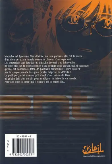 Verso de l'album Advent 1