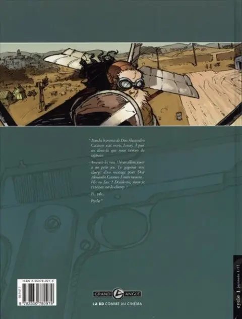Verso de l'album Lenny Valentino Tome 1 Poison town