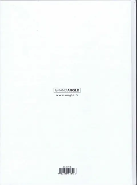 Verso de l'album Livre d'or Grand Angle 2015