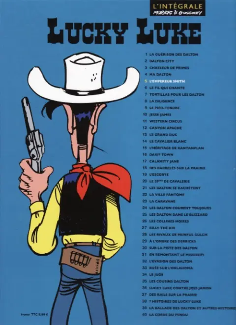 Verso de l'album Lucky Luke Tome 5 L'empereur Smith
