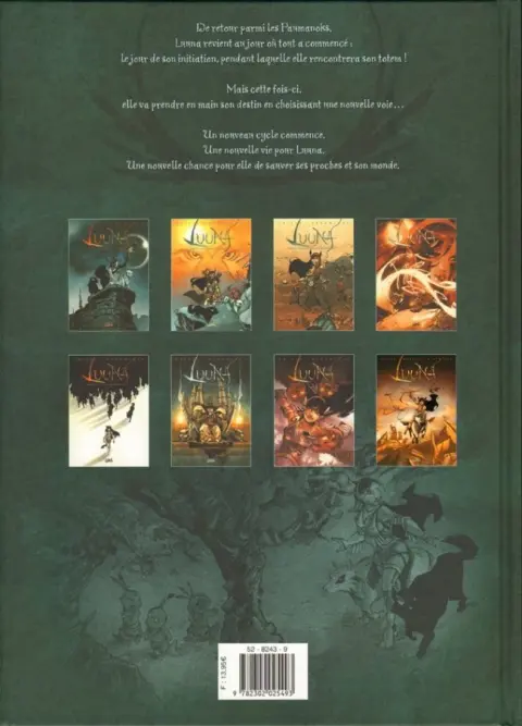 Verso de l'album Luuna Tome 8 L'Attrapeur de rêves