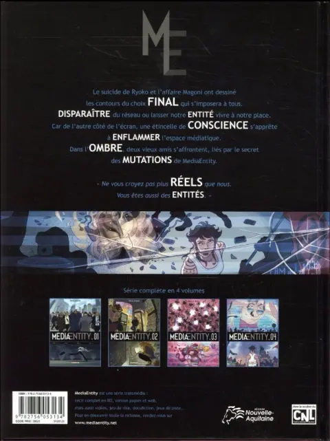 Verso de l'album MediaEntity .04