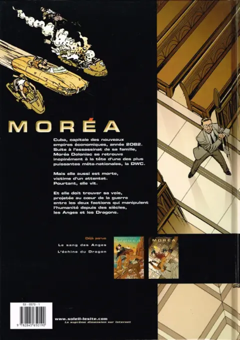 Verso de l'album Moréa Tome 2 L'échine du dragon
