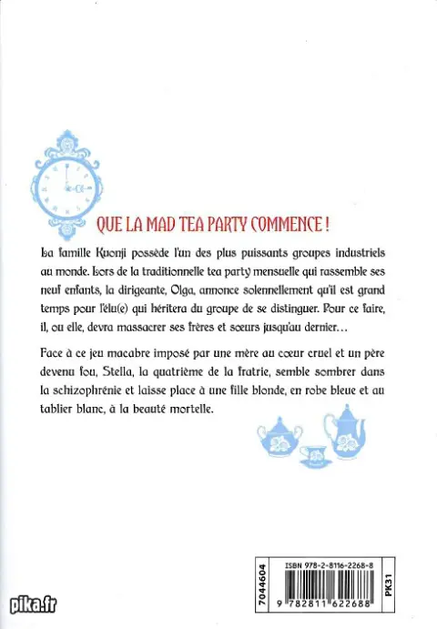 Verso de l'album Alice in Murderland 1