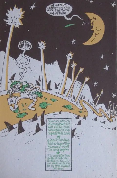 Verso de l'album Mune comix Tome 2