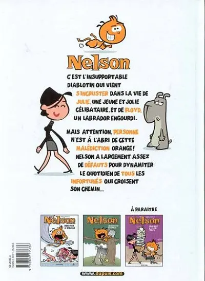 Verso de l'album Nelson Tome 2 Catastrophe naturelle
