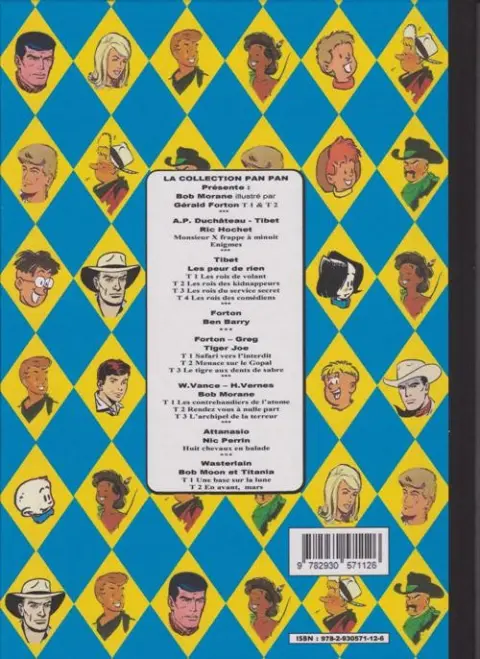 Verso de l'album Nic Perrin Huit chevaux en balade
