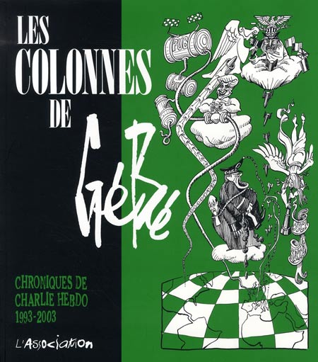 Couverture de l'album Les colonnes de Gébé - Chroniques de Charlie hebdo 1993-2003