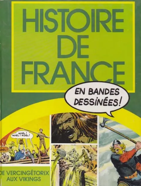 Couverture de l'album Histoire de France en bandes dessinées Tome 1 De Vercingétorix aux Vikings