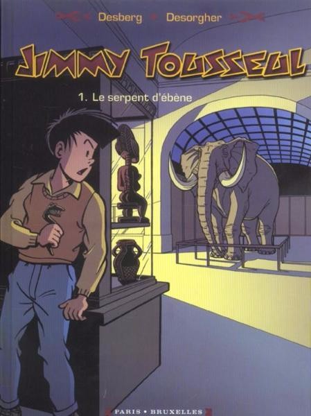 Couverture de l'album Les aventures de Jimmy Tousseul Tome 1 Le serpent d'ébène