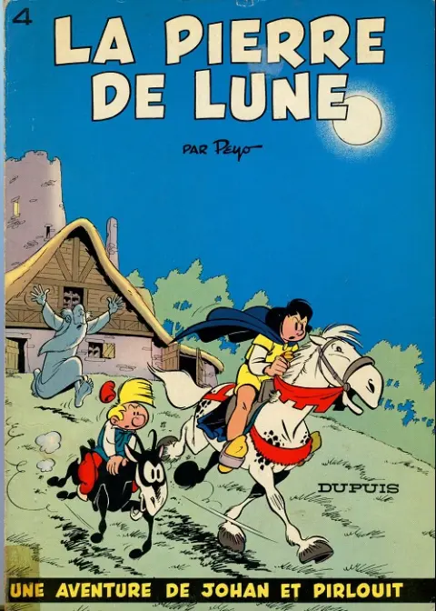 Couverture de l'album Johan et Pirlouit Tome 4 La pierre de lune