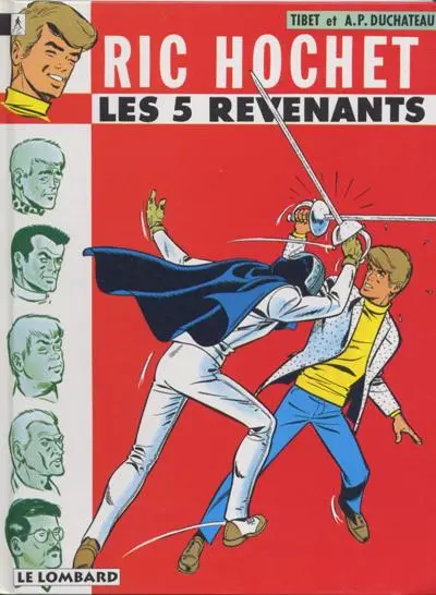 Couverture de l'album Ric Hochet Tome 10 Les 5 revenants