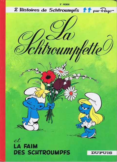 Couverture de l'album Les Schtroumpfs Tome 3 La Schtroumpfette