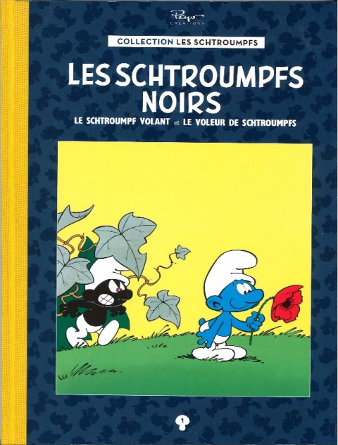 Couverture de l'album Les Schtroumpfs La collection Tome 1 Les Schtroumpfs noirs