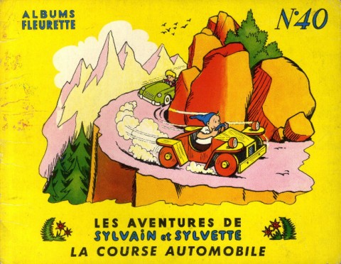 Couverture de l'album Sylvain et Sylvette Tome 40 La course automobile