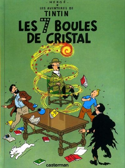 Couverture de l'album Tintin Tome 13 Les 7 boules de Cristal