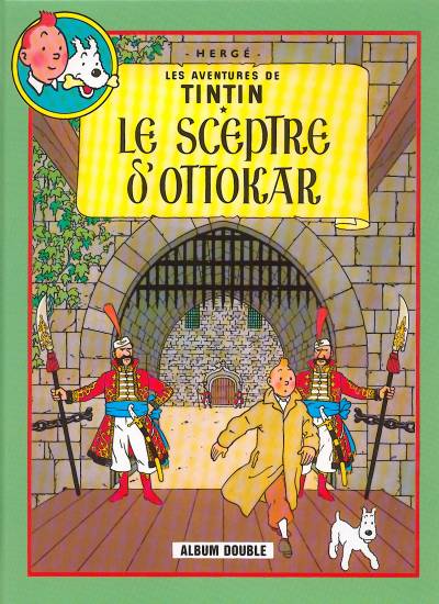 Couverture de l'album Tintin Tomes 8 et 18 Le sceptre d'Ottokar / L'affaire Tournesol