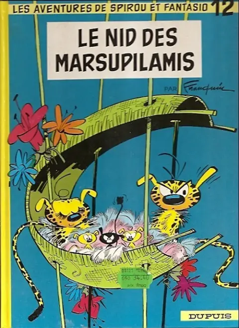 Couverture de l'album Spirou et Fantasio Tome 12 Le nid des Marsupilamis