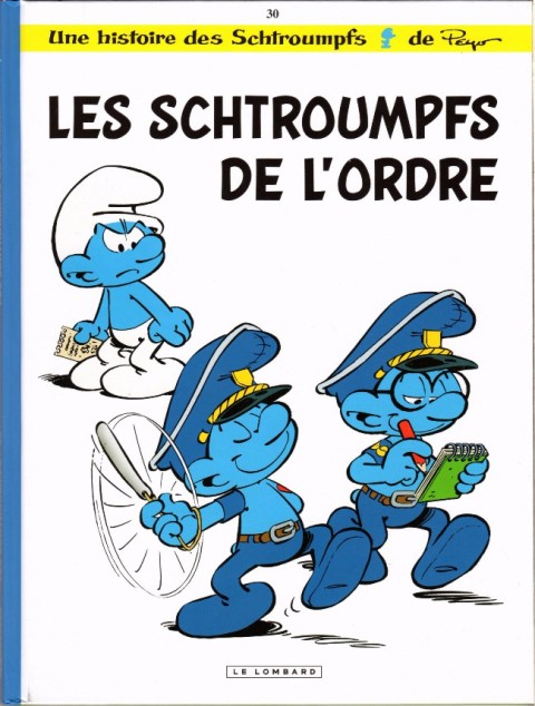 Couverture de l'album Les Schtroumpfs Tome 30 Les schtroumpfs de l'ordre