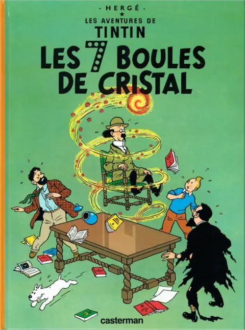 Couverture de l'album Tintin Tome 13 Les 7 boules de cristal