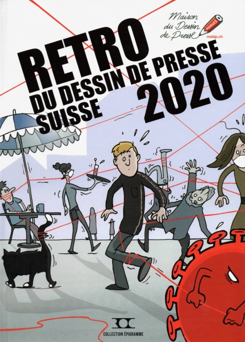 Couverture de l'album Rétro du dessin de presse suisse 2020