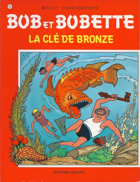 Couverture de l'album Bob et Bobette Tome 116 La clé de bronze