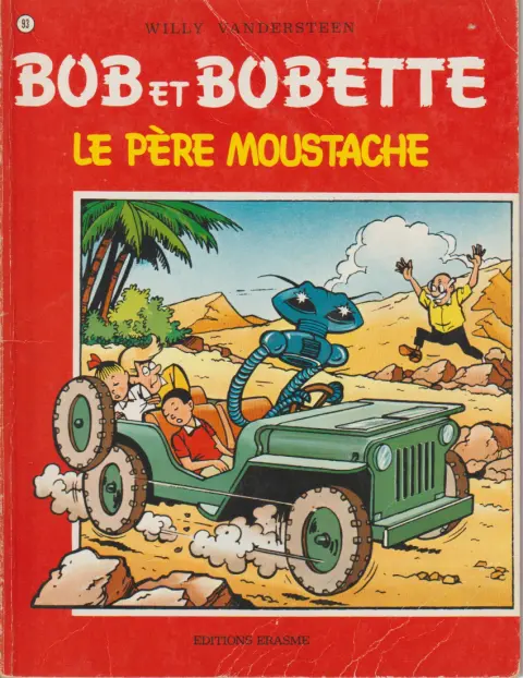 Couverture de l'album Bob et Bobette Tome 93 le père Moustache