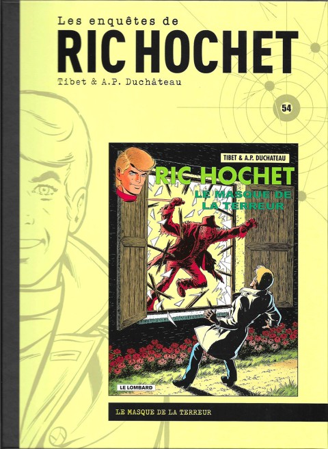Couverture de l'album Les enquêtes de Ric Hochet Tome 54 Le masque de la terreur