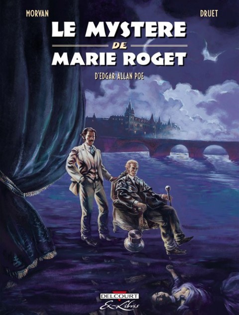 Couverture de l'album Le Mystère de Marie Roget, d'Edgar Allan Poe