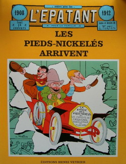 Couverture de l'album Les Pieds Nickelés Tome 3 Les Pieds Nickelés arrivent 1908-1912