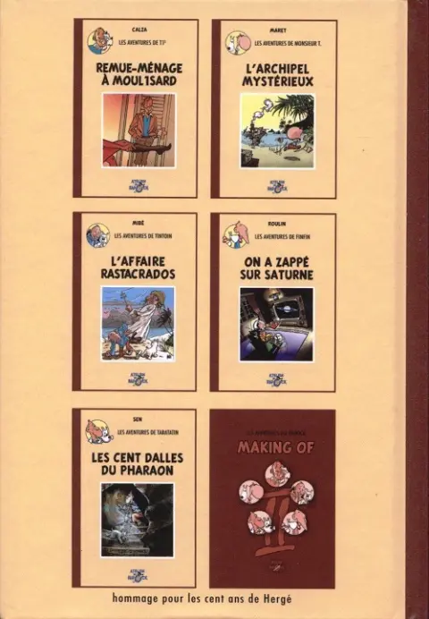 Verso de l'album Radock II Tome 4 Les aventures de Monsieur T. - L'archipel mystérieux