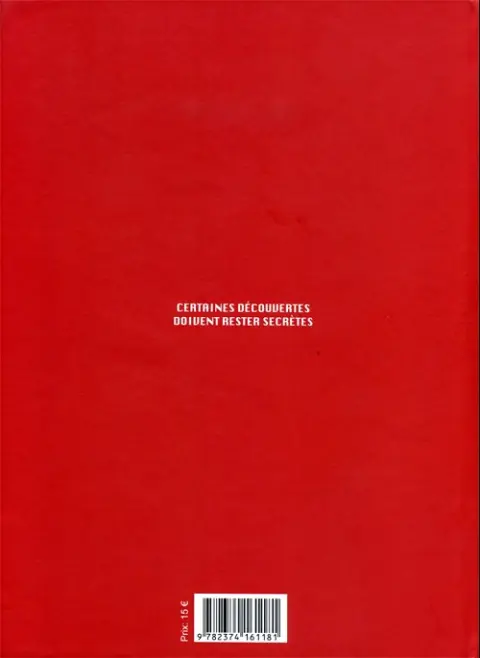 Verso de l'album Sentience Tome 2 Justice