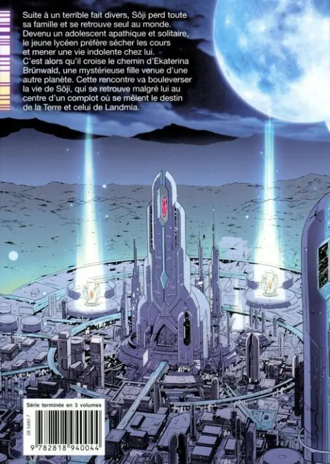 Verso de l'album Ark: romancer 01