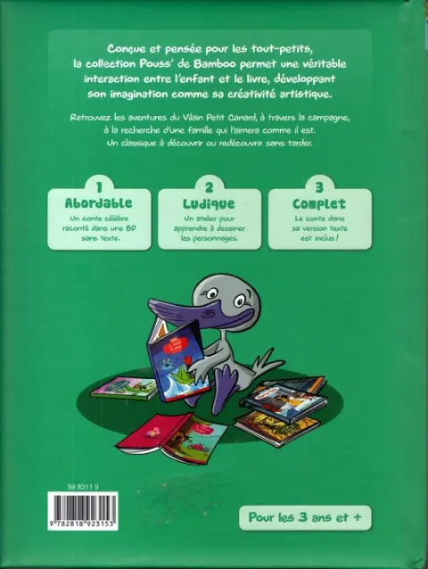 Verso de l'album Le Vilain petit canard