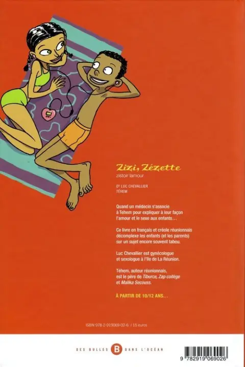 Verso de l'album Zizi, Zézette Zistoir lamour