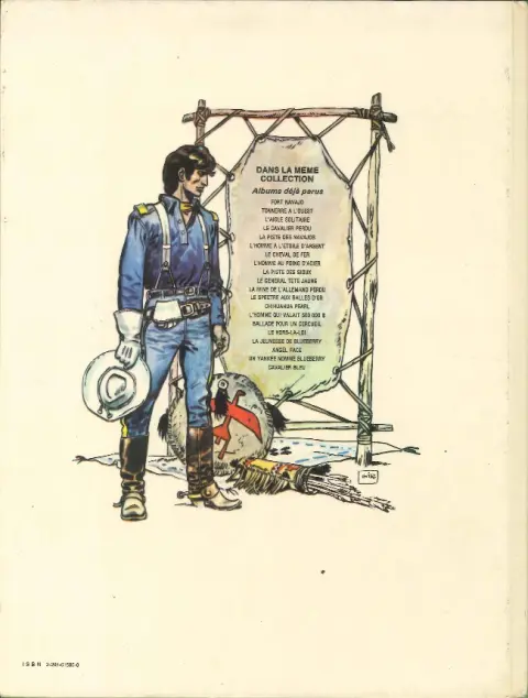 Verso de l'album La Jeunesse de Blueberry Tome 3 Cavalier bleu