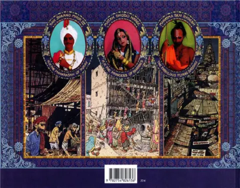 Verso de l'album Bonjour les Indes