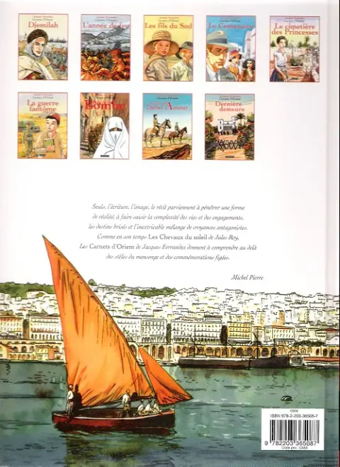 Verso de l'album Carnets d'Orient Tome 8 La fille du Djebel Amour