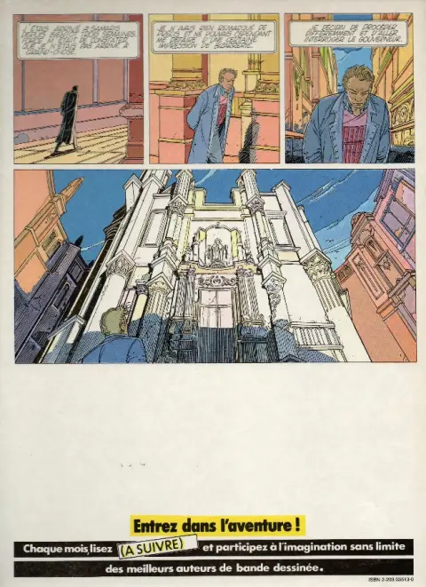 Verso de l'album Les Cités obscures Tome 1 Les murailles de Samaris