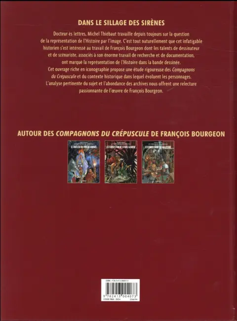Verso de l'album Les Compagnons du crépuscule Dans le sillage des sirènes