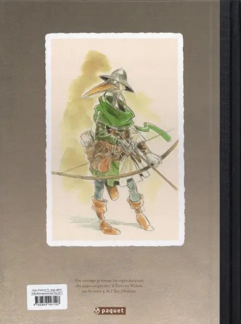 Verso de l'album L'Épée d'Ardenois Tome 4 Nuhy
