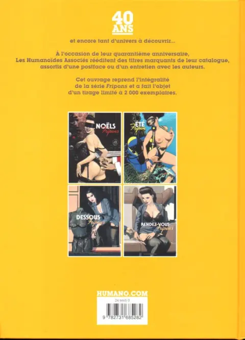 Verso de l'album Fripons Fripon Intégral