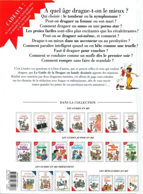 Verso de l'album Le Guide Tome 7 Le guide de la drague