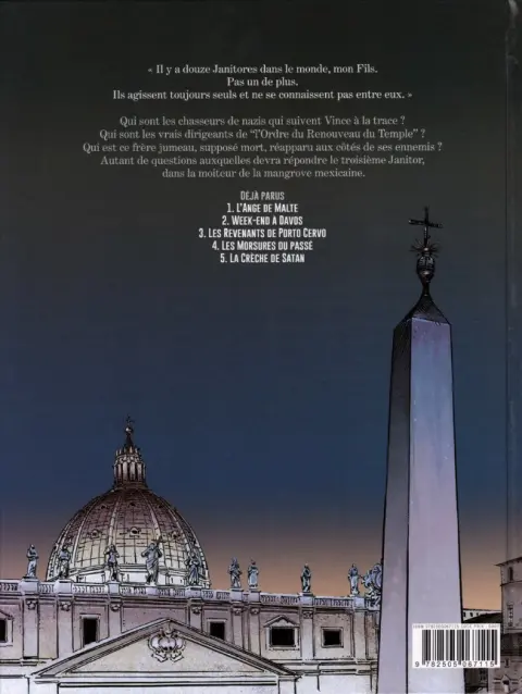 Verso de l'album Le Janitor Tome 5 La Crèche de Satan